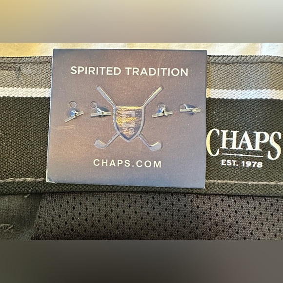 CHAPS NWT Men’s Golf Shorts Size 40 Dark Grey - Picture 6 of 12